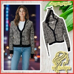 Sun & Shadow NWT - Sz XS - hooded sweater jacket timeless and goes to ev…